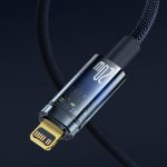 Baseus Explorer Series Auto Power-Off Fast Charging Data Cable Type C to iPhone 20W 2M Blue Pakistan 1
