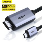Baseus High Definition Series Graphene Type-C to HDMI 4K Adapter Cable 3m Black