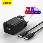 Baseus Super Si Quick Charger 1C 25W With Type C to C Cable