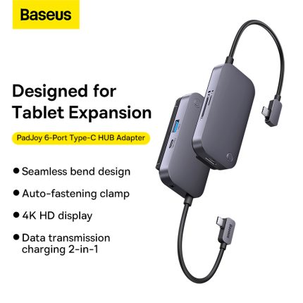 Baseus PadJoy 6-Port Type-C HUB Adapter