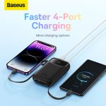 Baseus Qpow2 Dual-Cable Digital Display Fast Charge Power Bank