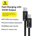 Baseus Dynamic 3 Series Fast Charging Data Cable Type-C to Type-C 100W