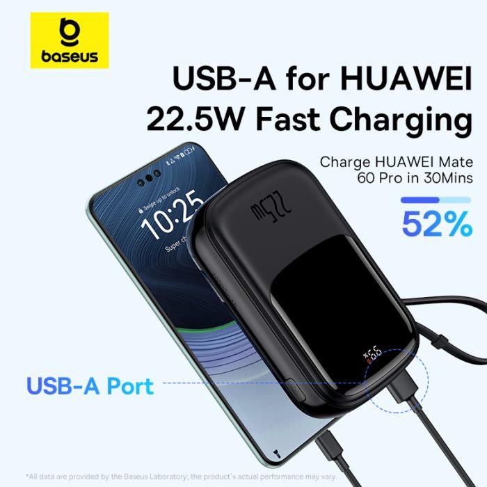 Baseus Qpow Pro+ Digital Display Fast Charge Power Bank 20000mAh 22.5W ...