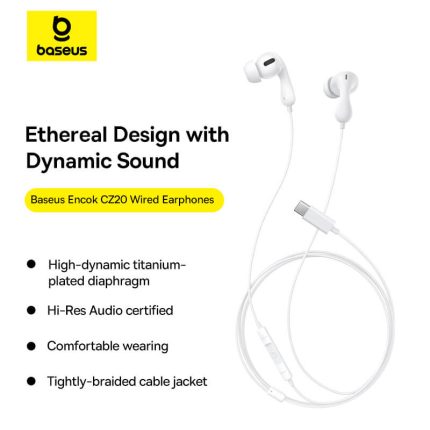 Baseus Encok CZ20 Wired Earphones