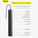 Baseus EliteJoy Gen2 12-Port Type-C HUB Adapter