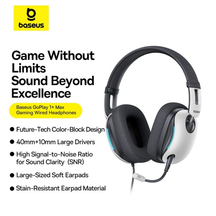 Baseus GoPlay 1+ Max Gaming Wired Headphones