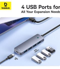 Baseus UltraJoy Series 4-Port HUB Lite 15cm