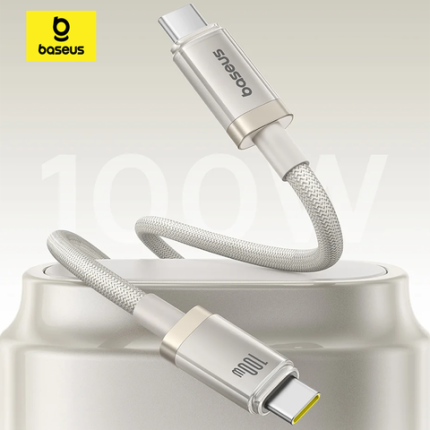 Baseus Titanium Alloy Fast Charging Cable Type-C to Type-C 100W