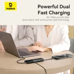 Baseus Dual Fast Charging 6-in-1 HUB - Image 2
