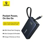 Baseus PicoGo Digital Display Power Bank 10000mAh 45W - Image 2