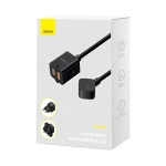 Baseus PowerCombo Mini PowerStrip 1AC with 1.0m Power Cord US (Including EU and UK Plug Adapters) - Image 10