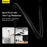 Baseus PowerCombo Mini PowerStrip 1AC with 1.0m Power Cord US (Including EU and UK Plug Adapters) - Image 6