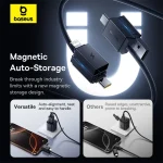 Baseus Versatile Two-for-Two Fast Charging Cable U+C to C+L 60W - Image 4