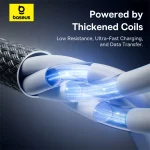 Baseus Versatile Two-for-Two Fast Charging Cable U+C to C+L 60W - Image 6