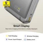 Baseus Nomos Qi2 3-in-1 Magnetic Power Bank 10000mAh 45W - Image 5