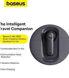 Baseus C-Mic CM10 Smart Unilateral Wireless Earphone for Car