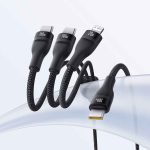 Baseus Flash Series 3 One-for-three Fast Charging Cable Type-C to C+C+L - Image 2