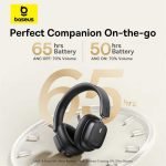 Baseus Bowie 30 Max Noise-Cancellation Wireless Headphones - Image 4