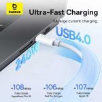 Baseus Superior Series 2 USB4 Full-Function Fast Charging Cable Type-C to Type-C 240W - Image 5