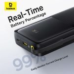 Baseus Bipow 2 Digital Display Power Bank With Built-in USB-C Cable 20000mah 20W - Image 5