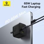 Baseus Palm Fast Charger 2C+U 65W UK - Image 2