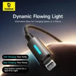 Baseus Lit Button-Control Fast Charging Data Cable USB-C to iP 20W - Image 3