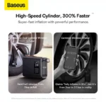Baseus Mega Series EnergyPump Dual Cylinder Wireless Inflator - Image 2