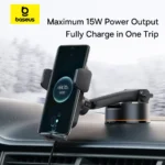 Baseus Wisdom Auto Alignment Car Mount Wireless Charger (Suction Cup)
