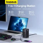 Baseus PowerCombo Power Strip 3AC+2U+2C 100W - Image 3