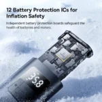 Baseus PrimeTrip VA1 Wired and Wireless 2-in-1 Tire Inflator - Image 3