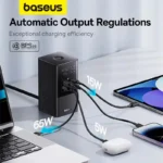Baseus PowerCombo Power Strip 3AC+2U+2C 100W - Image 4