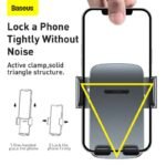 Baseus Easy Control Clamp Car Mount Holder (Air Outlet Version) - Image 3