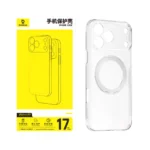 Baseus iPhone 17 Pro Max Slim Magnetic Phone Case Clear - Image 3
