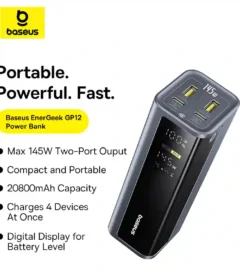 Baseus EnerGeek GP12 Power Bank with Digital Display 20800mAh 145W