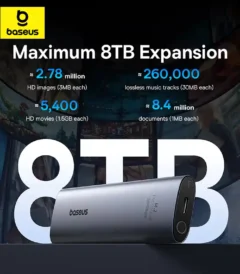 Baseus FlyJoy Series SSD Enclosure (M.2 NVMe)