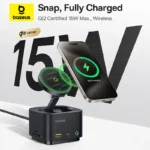 Baseus MagPro Series II 7-in-1 HUB Magnetic Wireless Charging 15W - Image 3