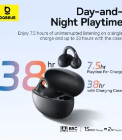Baseus Bass BC1 Open-Ear True Wireless Earbuds (Clip-on Type)