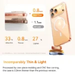 Baseus Crystal iPhone 17 Pro Max Clear Slim Magnetic Phone Case