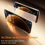 iPhone 17 Pro Privacy Protection Tempered Glass Screen Protector Baseus Corning Full-Coverage - Image 3