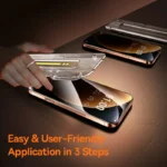 iPhone 17 Pro Privacy Protection Tempered Glass Screen Protector Baseus Corning Full-Coverage