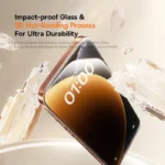 iPhone 17 Pro Max Hot-Bending Tempered Glass Screen Protector Baseus Corning Full-Coverage HD Clear