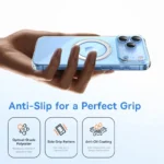 iPhone 17 Pro Clear Slim Magnetic Phone Case with 360° Stand Baseus HoopRing - Image 2
