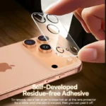 iPhone 17 Lens Protector Baseus Crystal HD Full-Frame (Pack of 2 with 2 Cleaning Kits) - Image 2