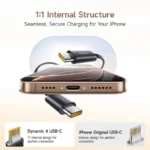 Baseus Dynamic 4 Pro Fast Charging Data Cable USB-C to USB-C 100W 1m - Image 3