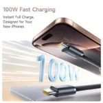 Baseus Dynamic 4 Pro Fast Charging Data Cable USB-C to USB-C 100W 1m - Image 2