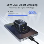 Baseus PicoGo AN13 Fast Charger 2C 45W US Cosmic Black - Image 2