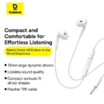 Baseus Encok HZ19 Wired Earphones