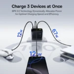 Baseus PicoGo AE21 Digital Display Fast Charger 2C+U 100W - Image 3